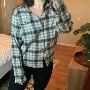 Patagonia Organic Cotton Plaid Button Down Flannel Shirt Small